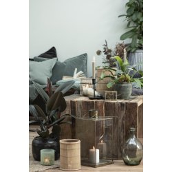 Pude velour antracit, 50 x 70 cm