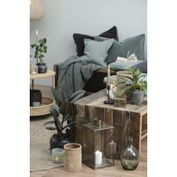 Pude velour antracit, 50 x 70 cm