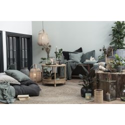 Pude velour antracit, 50 x 70 cm