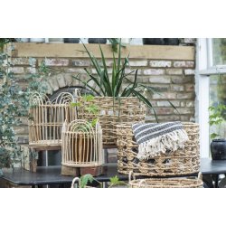 Plaid creme/mrkegrt stribemnster