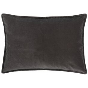 Pude velour antracit, 50 x 70 cm