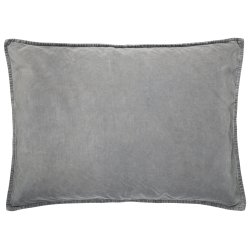 Pude velour smoke, 50 x 70 cm