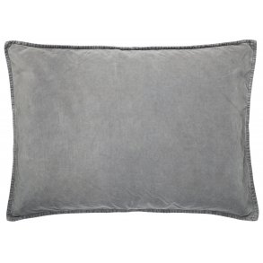 Pude velour smoke, 50 x 70 cm