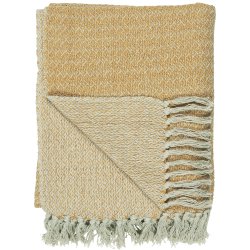 Plaid creme/gult mster