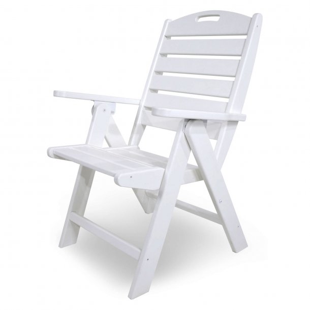 Nautical Highback Chair Hvid