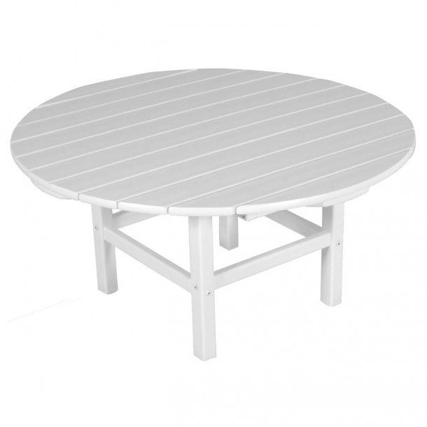 Rundt Conversation Table, traditional colours Hvid