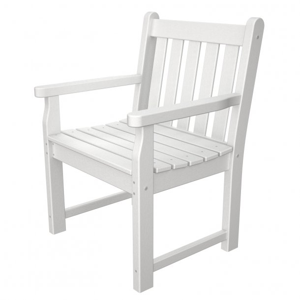 Traditional Garden Arm Chair Hvid